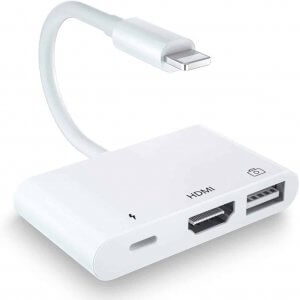 Lightning VGA or HDMI adapter