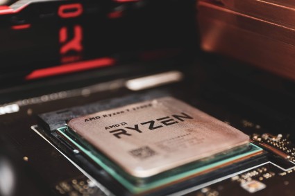 AMD Ryzen GPU close up