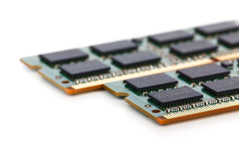 Close up of Random Access Memory (RAM)