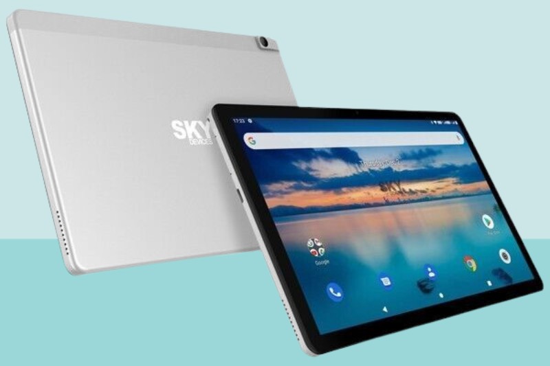 Unlocked Sky device tablet screen display and back cover