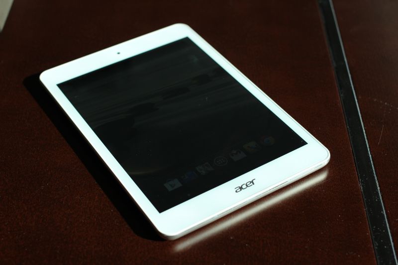 Acer tablet screen display
