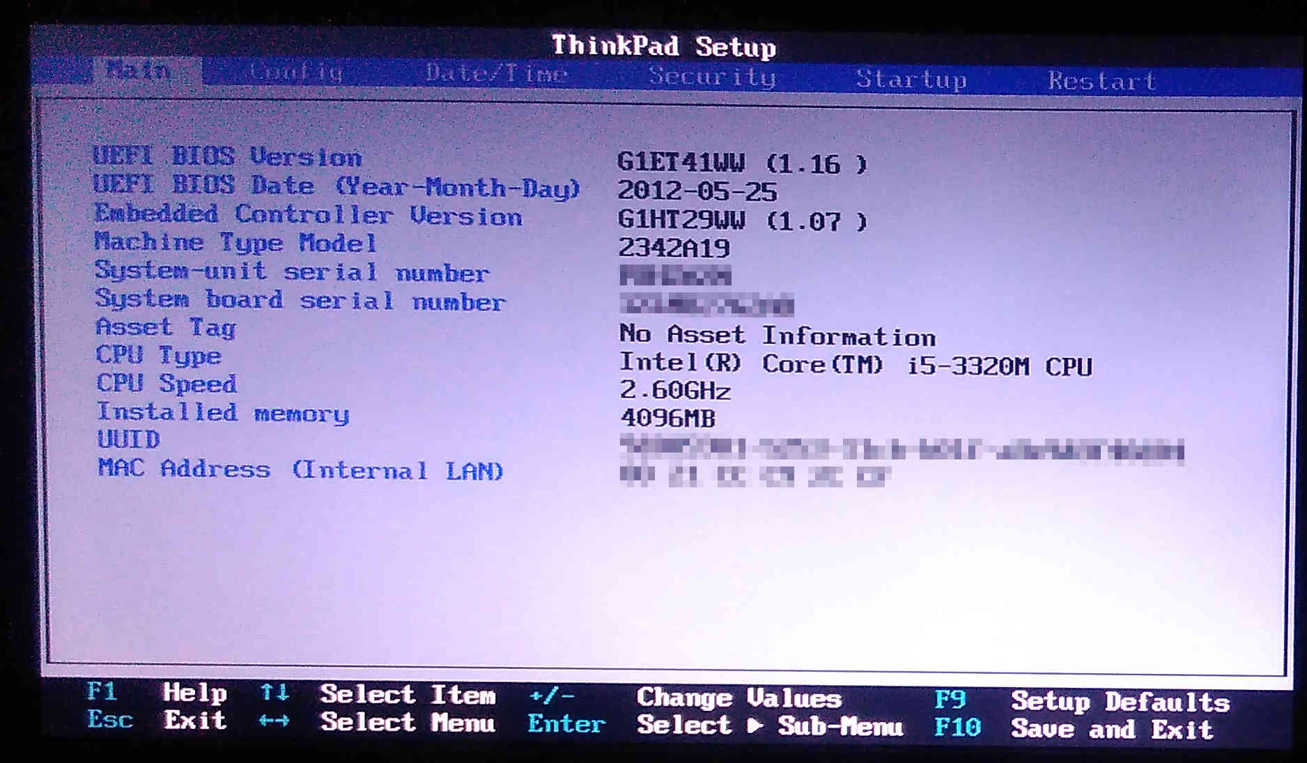 how to change ram speed in bios lenovo