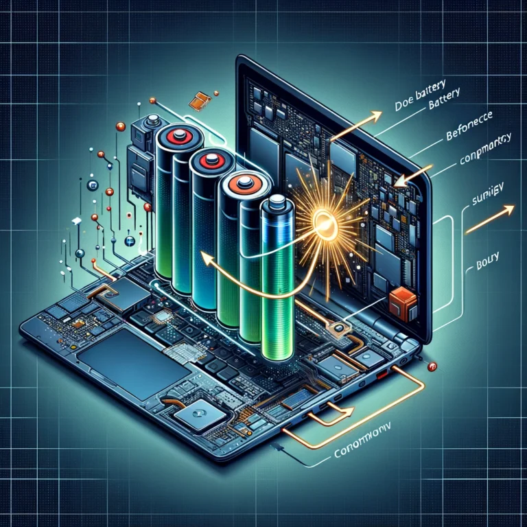 does battery affect laptop performance
