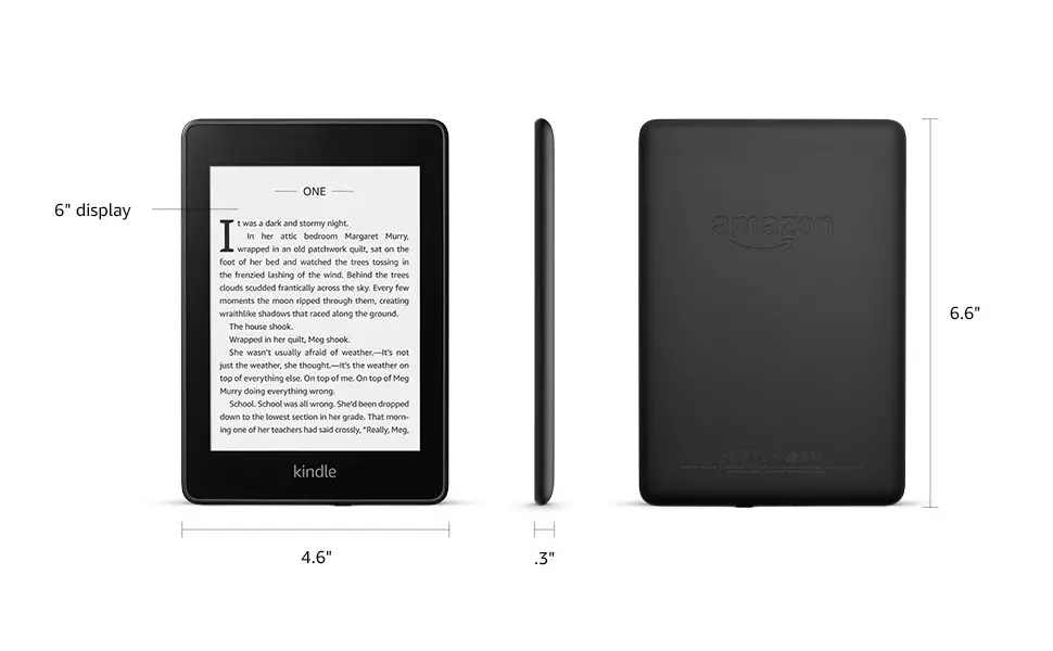 Kindle Paperwhite – (Previous Generation - 2018 Release) Waterproof with 2X The Storage – Ad-Supported (Used Condition)