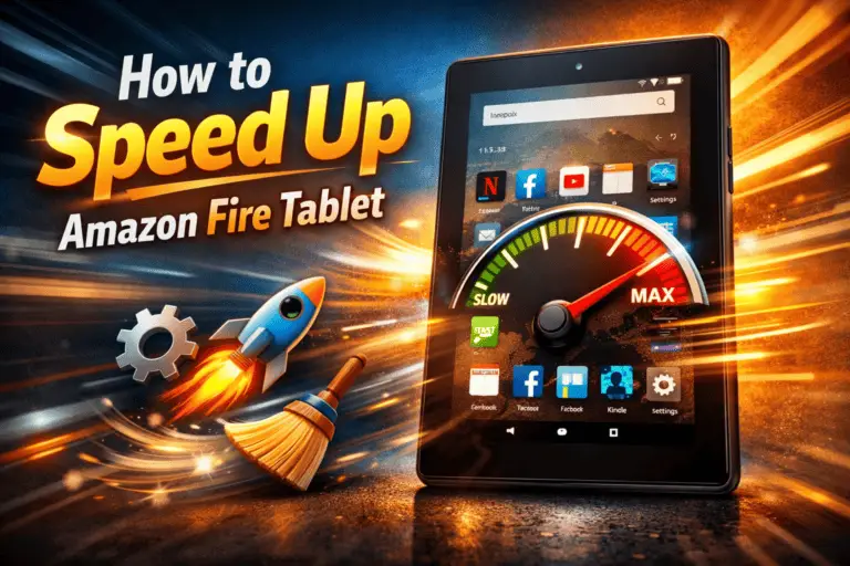 hot to speed up amazon fire tablet